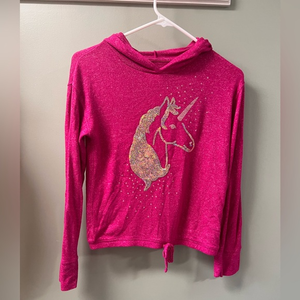 Girls Unicorn‎ Hooded Shirt